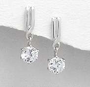 SOLID STERLING SILVER EARRINGS