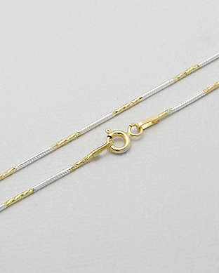 45cm SOLID STERLING SILVER CHAIN