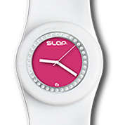 ***IN STOCK!!*** WHITE and PINK SLAP WATCH -  taking the world by storm