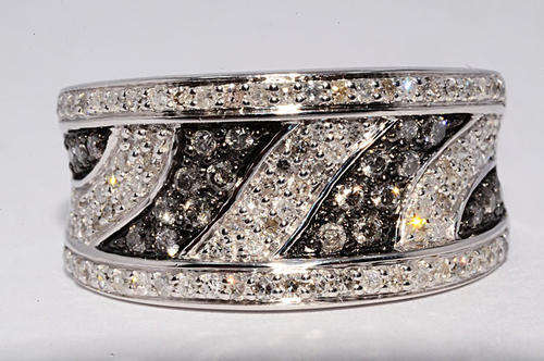 1Ct Natural Diamond Cluster Ring Size 6.5