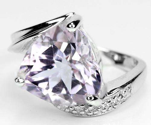 ***REAL STONES!!!*** AAA PURPLE AMETHYST STERLING 925 SILVER RING 7