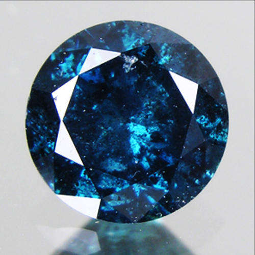 0.42 Cts Excellent Rare Full Fire Luster Natural Blue Diamond