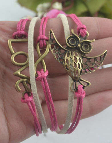 INFINITY VELVET LEATHER BRACELET