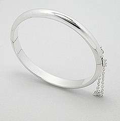 ***IN STOCK***GORGEOUS REAL 925 SOLID SILVER BABY BANGLE