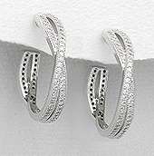***IN STOCK***GORGEOUS REAL 925 SOLID SILVER EARRING  SET