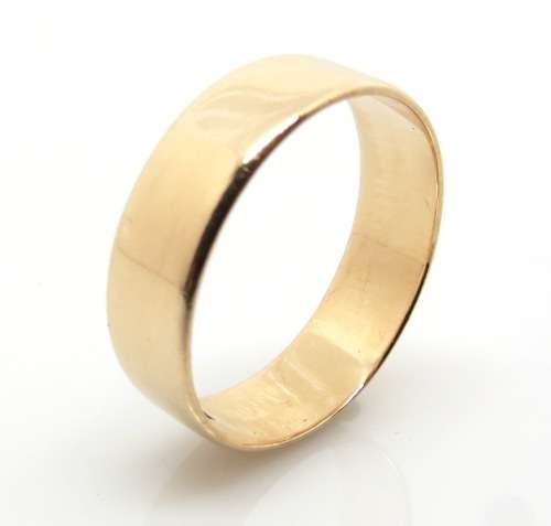 ***IN STOCK!!*** 9CT SOLID GOLD, 3 GRAM, 6MM WIDE WEDDING RING SIZE 6.5