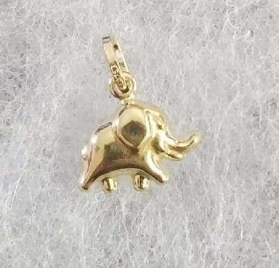 ***IN STOCK!!*** 9CT SOLID GOLD CHARM ELEPHANT
