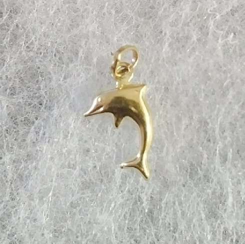 ***IN STOCK!!*** 9CT SOLID GOLD CHARM DOLPHIN