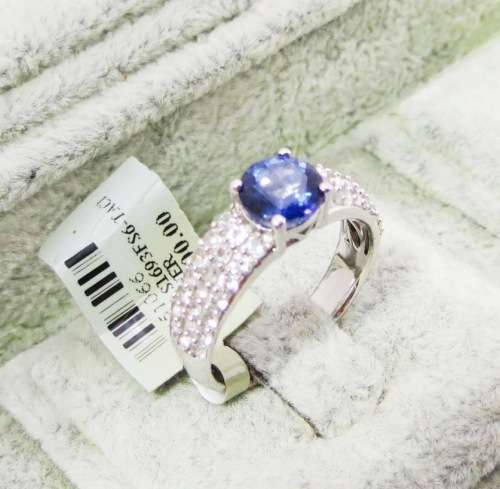 ***IN STOCK***REAL STONES!!! DARK TANZANITE AND SOLID STERLING SILVER RING
