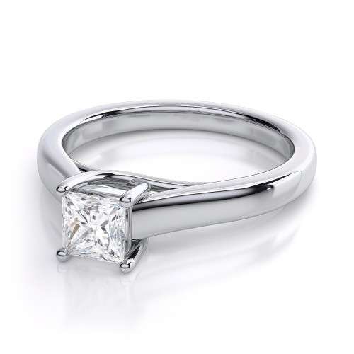 "IN STOCK"   "CERTIFIED VALUE R55 900!!!"  Genuine 18K WHITE Gold 0.55ct diamond engagement ring
