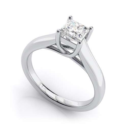 "IN STOCK"   "CERTIFIED VALUE R55 900!!!"  Genuine 18K WHITE Gold 0.55ct diamond engagement ring