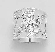 "IN STOCK!!"  Solid 925 Sterling Silver Ring  Size 9