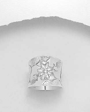 "IN STOCK!!"  Solid 925 Sterling Silver Ring  Size 9