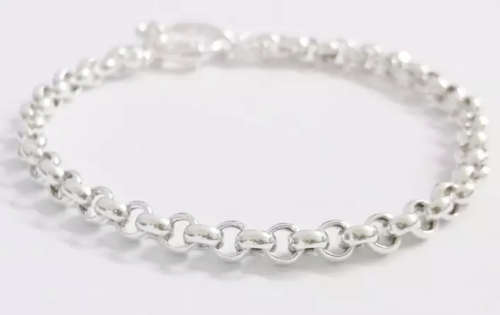 **IN STOCK!!**HEAVY!! BOUCHER STERLING SILVER BRACELET WITH SIGNORETTI CLASP