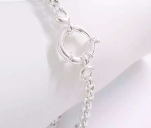 **IN STOCK!!**HEAVY!! BOUCHER STERLING SILVER BRACELET WITH SIGNORETTI CLASP