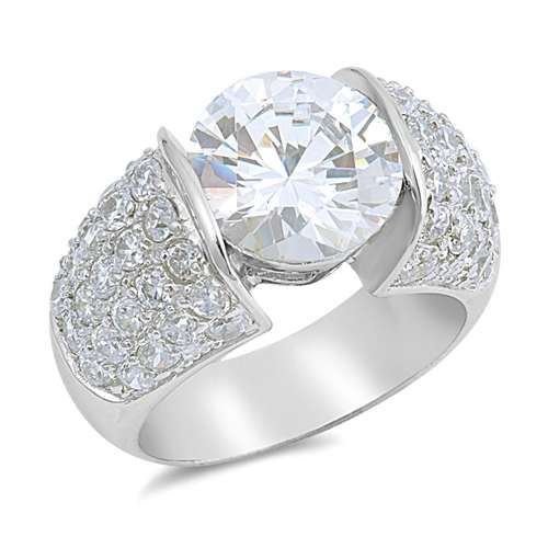 **IN STOCK!!** GORGEOUS SOLID STERLING SILVER RING SIZE 8