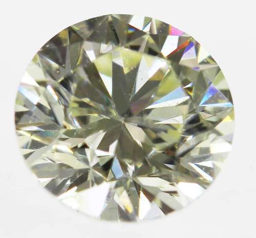 **IN STOCK!!** Certified 0.72 Carat J VS1 Round Brilliant Enhanced Natural Diamond 5.68mm