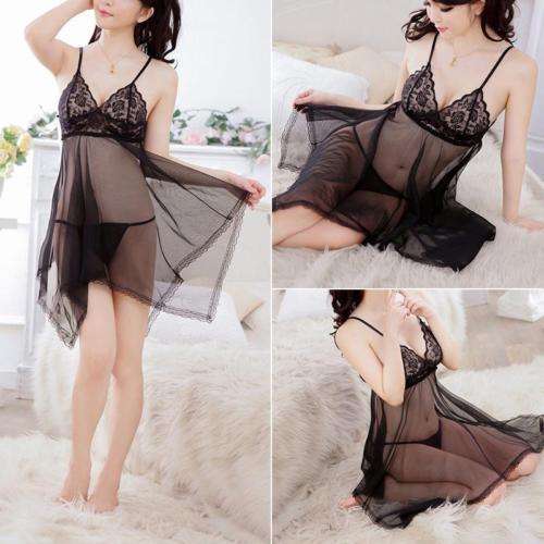 ***IN STOCK!!!***Sexy Lady Lingerie Lace Dress Babydoll Nightwear Underwear Sleepwear G-String BA