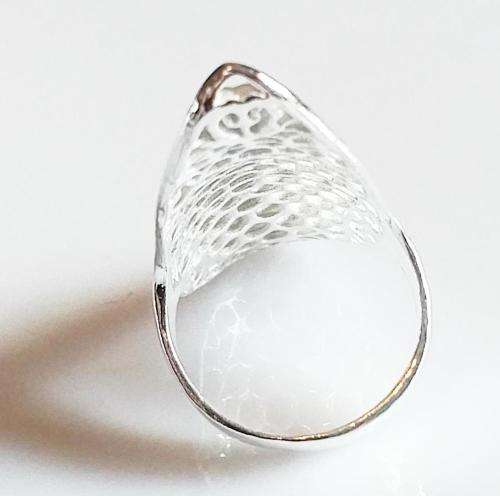 ***IN STOCK*** 6GRAM SOLID 925 STERLING SILVER RING HANDMADE IN MUSCAT, OMAN.