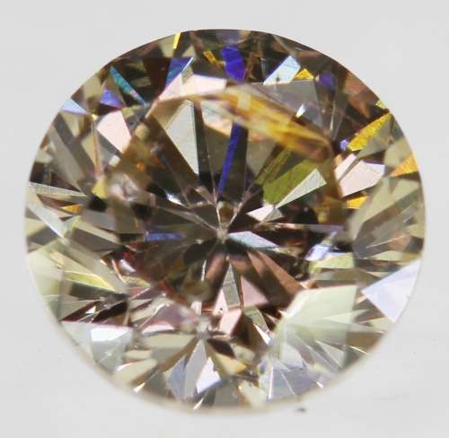 ***IN STOCK!!**Certified (R58 500) 0.70 Fancy Brown(Champaigne) VS2 Round Brilliant Natural Diamond8