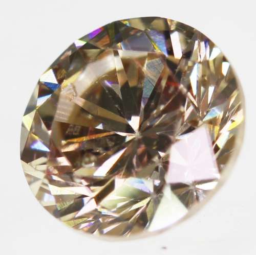 ***IN STOCK!!**Certified (R58 500) 0.70 Fancy Brown(Champaigne) VS2 Round Brilliant Natural Diamond8