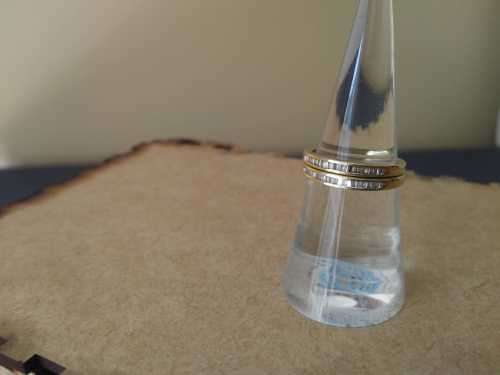 ***IN STOCK!!*** 2 X rings - 4 gram 18ct gold set with .40ct Channel set diamonds