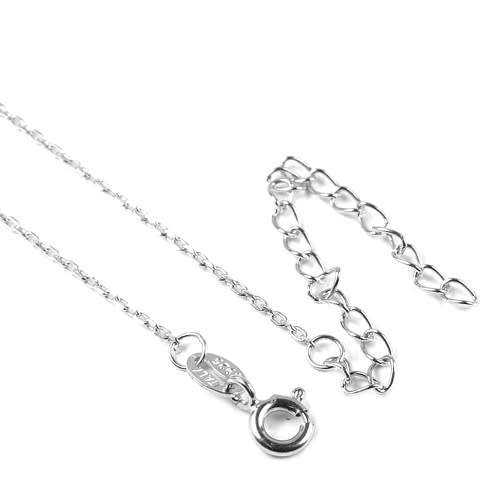 "IN STOCK" LONDON BLUE TOPAZ OVAL STERLING 925 SILVER NECKLACE 18