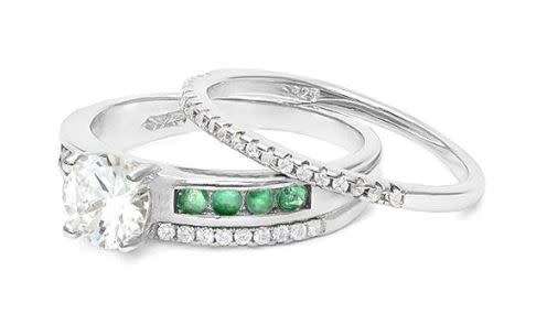 Garnet & Ruby or Topaz & Emerald 925 Sterling Silver Ring