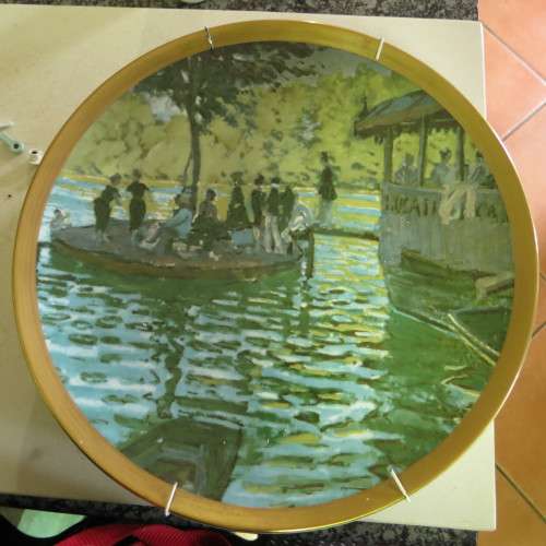 Mint condition!! Crown Staffordshire Artist Collection Plate - Artist:  Claude Monet