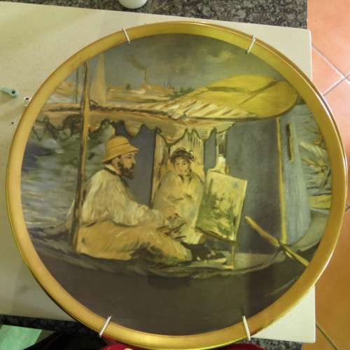 Mint condition!! Crown Staffordshire Artist Collection Plate - Artist:  Edouhard Manet