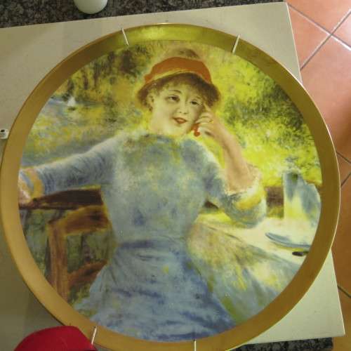 Mint condition!! Crown Staffordshire Artist Collection Plate - Artist: Pierre Auguste Renoir