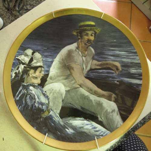 Mint condition!! Crown Staffordshire Artist Collection Plate - Artist: Edouhard Manet