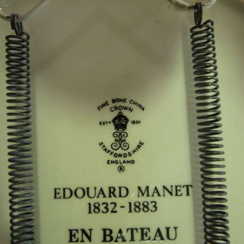 Mint condition!! Crown Staffordshire Artist Collection Plate - Artist: Edouhard Manet