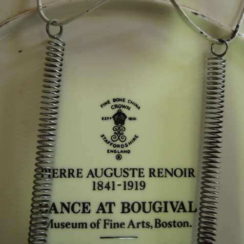 Mint condition!! Crown Staffordshire Artist Collection Plate - Artist:  Pierre Auguste Renoir