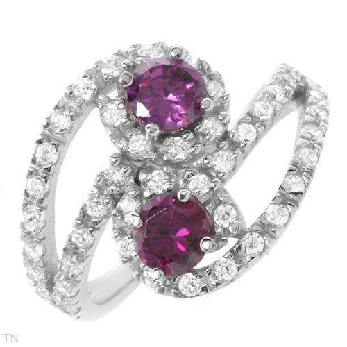 ***R1 069*** 3.90ctw Amethyst and Topaz in 925 Sterling silver