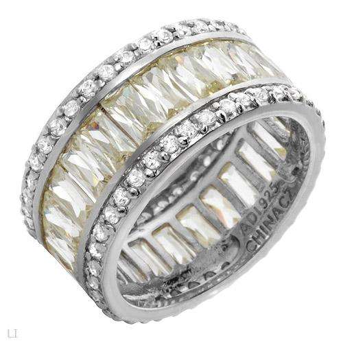 **R1 560** Topaz and CZ in solid sterling silver