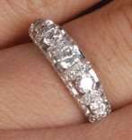 ***R37 660*** 1.30ct Diamond 14k White Gold Wedding Band Ring