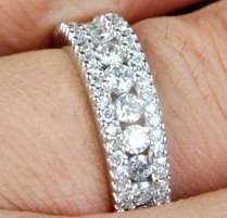 ***R33 540*** 1.20ct  Diamond 14k White Gold Ring