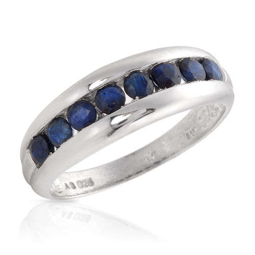 ***R3 500*** Stylish Brand New Ring With 0.96ctw Genuine Sapphires Made in 925 Sterling silver