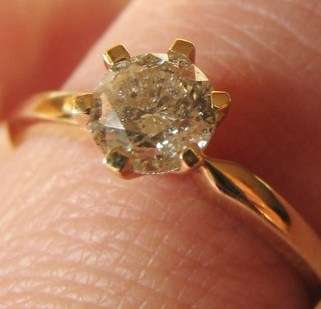 ***R28 477*** 14CT GOLD 0.80CT DIAMOND RING, BEAUTIFUL!!