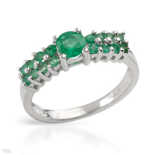 ***R3 500*** Genuine Emeralds 925 Sterling silver- Size 6.5, 7.5 or 8 available