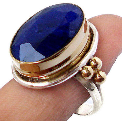 **R2 800** VICTORIAN BLUE SAPPHIRE 925 SILVER RING