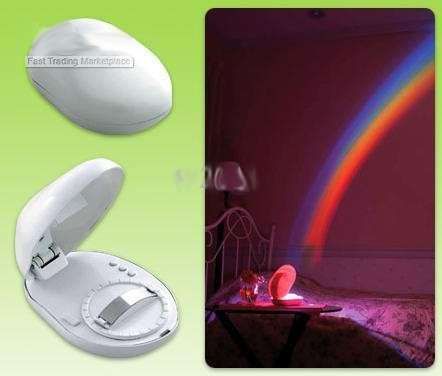 Rainbow Projector Lamp Night Light Romantic Toy