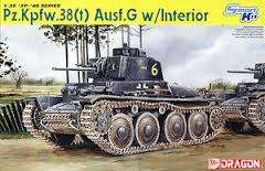 1/35 Dragon Pz Kpfw 38(t) Ausf G with interior