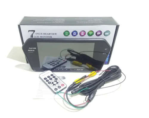 7` RearView Monitor - Bluetooth Media player Monitor - 7` Bluetooth LCD Rearview Monitor