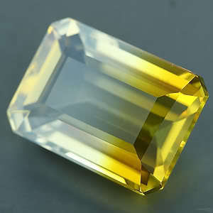 22.10ct. GORGEOUS AAA BI-COLOR AMETRINE OCT LOOSE GEM