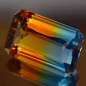 35.40ct. GORGEOUS AAA BI-COLOR AMETRINE OCT LOOSE GEM