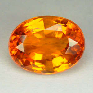 4.20ct.RAVISHING ORANGE GOLD SAPPHIRE OVAL LOOSE GEM