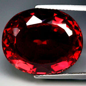 17.95ct.AWESOME BLOOD RED RUBY OVAL LOOSE GEM