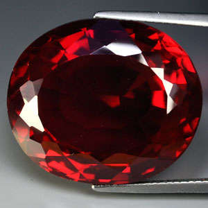 37.75ct.AWESOME BLOOD RED RUBY OVAL LOOSE GEM